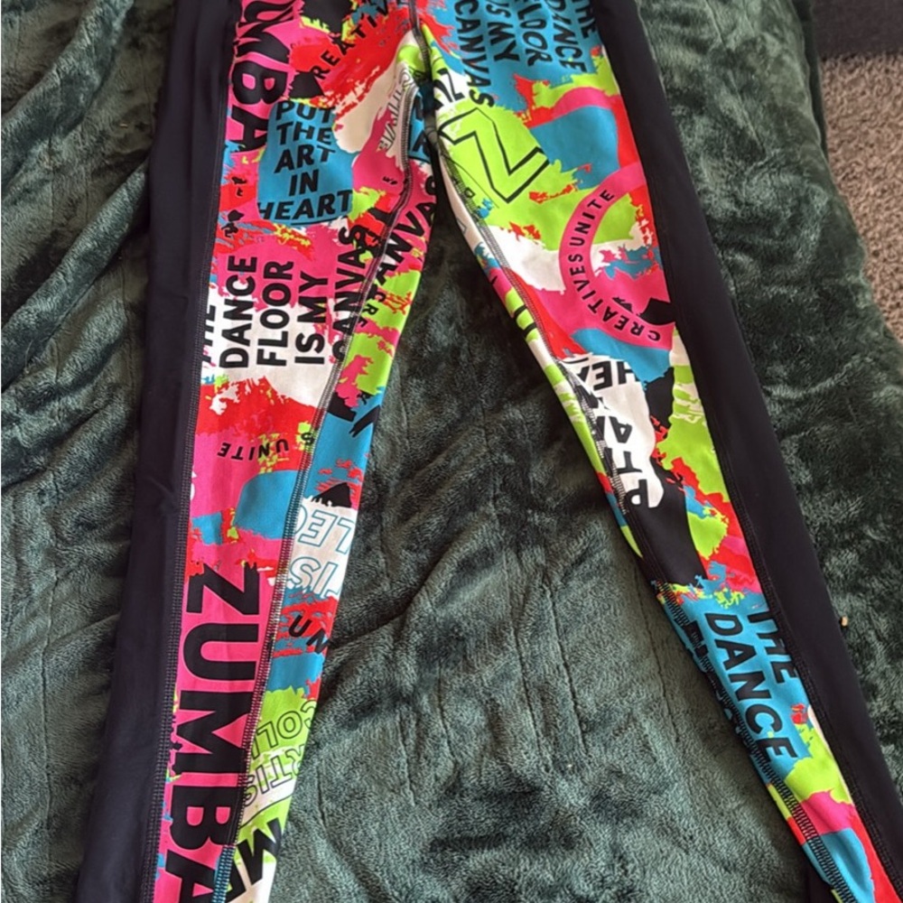 Zumba Fitness  Graphic Print Leggings